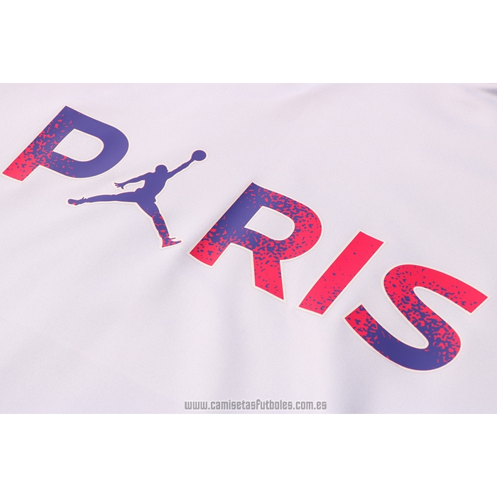 Chandal con Capucha del Paris Saint-Germain Jordan Nino 2021-2022 Blanco